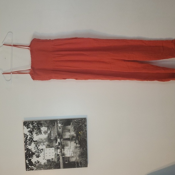 Anthropologie Saterday Sunday Isabel Tie-Front Jumpsuit Size XS Gauze Cotton - Picture 11 of 16